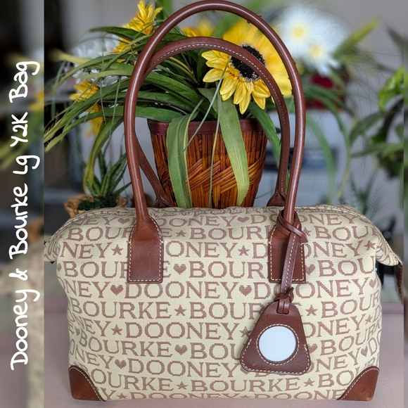 Dooney and Bourke LG Stars & Hearts Satchel - Picture 12 of 14